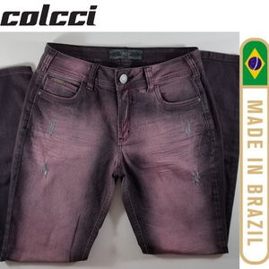 Colcci Women's Skinny Jeans Sz 10 Pink (31x29)